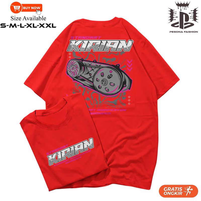 Kaos Racing Standar Kirian Std Motor Matic Gank Modification Indonesia Baju Distro Tshirt Otomotif 6