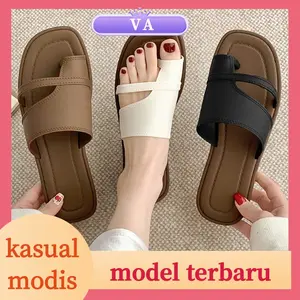 Mall Sandal Jepit Jempol Wanita / Sandal Wanita / Sandal Tali/ Sandal Jepit Kulit Sintesis / Sandal Anti slip Korean Style