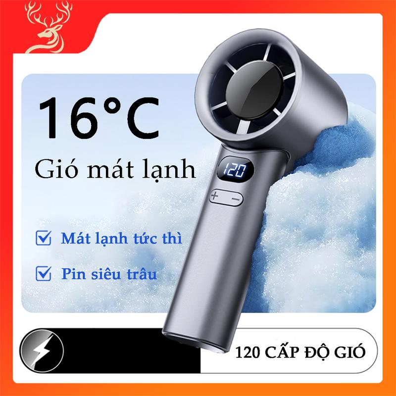 Quạt Cầm Tay 120 Cấp Độ Gió M11 Quạt Mini Tiện Lợi Cần Thiết để đi Ra Ngoài Quạt Mini Quạt Tích điện