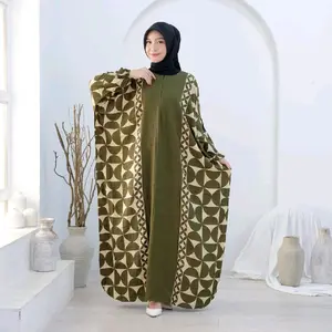 Terbaru Gamis Kaftan Premium 2025. Busui Frendly