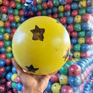 Bola Sepak Plastik ( Ukuran 8 ) Berwarna 1 Pak isi 6 Pcs Ball Outdoor Permainan Olah Raga Anak