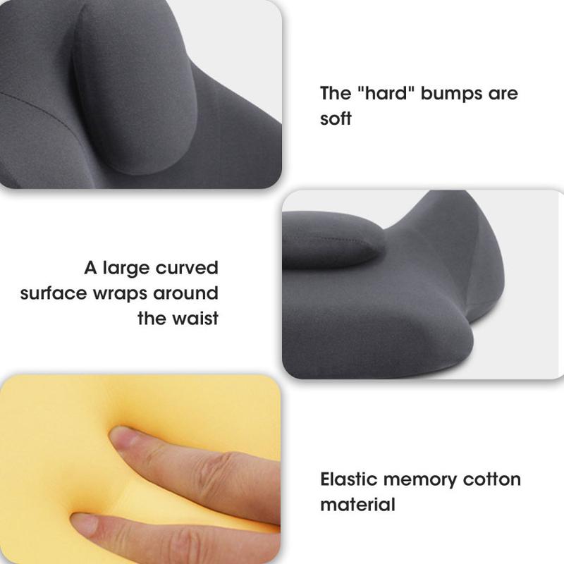 Product Introduction of Memory Foam Waist Pillow Car Lumbar Support Cushion Driver Auto Seat Back Cushion Waist Support Relieve igue 26