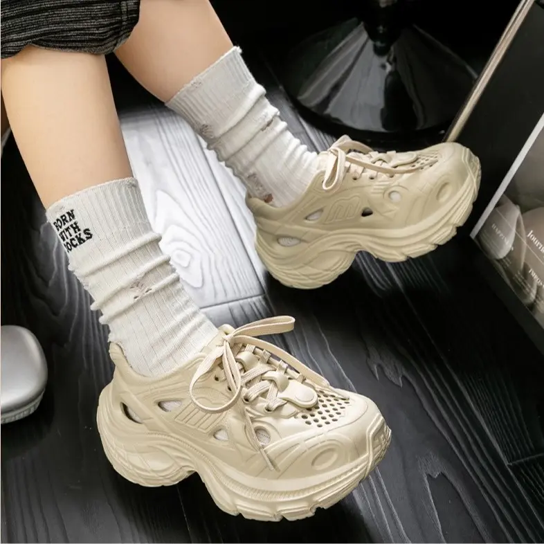 Giày Nữ Thể Thao Siêu Nhẹ Độn Đế Chất EVA 3 Mầu G62 Mẫu Mới Hót Trends Năm Nay 6