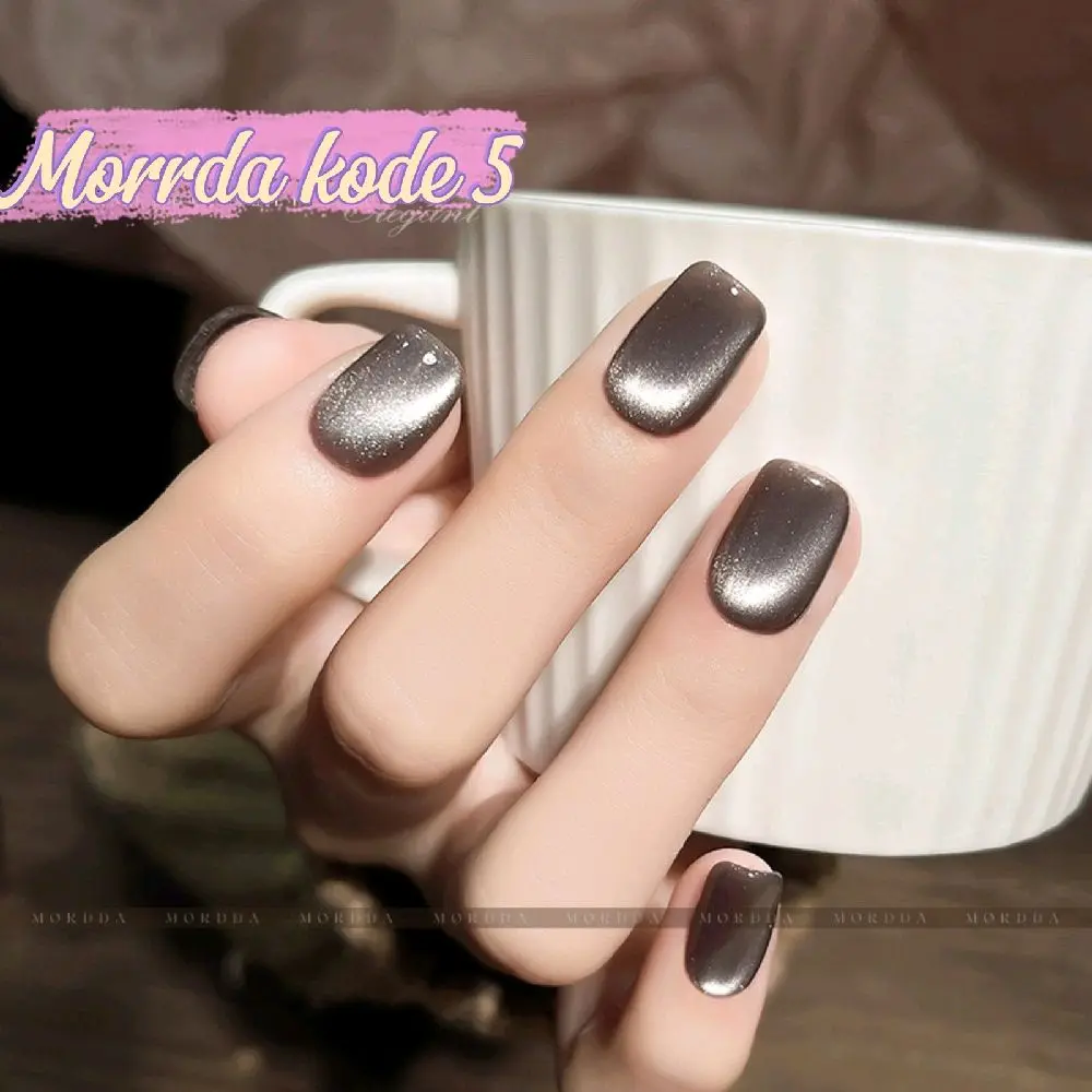 Nail Polish MORRDA porselen kristal cat eye trend 2024