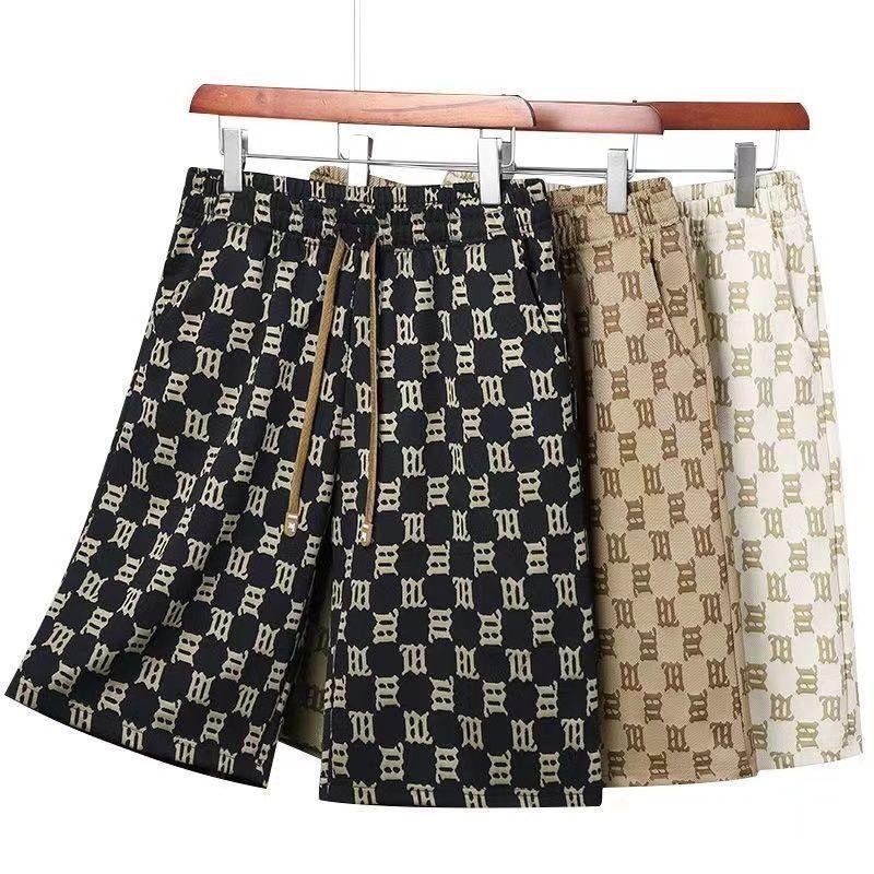 Quần Soóc Dáng Rộng, Thương Hiệu Thời Trang, Dành Cho Nam Giới, Quần Dài Đến Đầu Gối Mỏng Mùa Hè, Có Thể Mặc Ngoài Trời, Quần Lớn, Phong Cách Thường Ngày Nhanh Khô, Quần Soóc Đi Biển Thẳng 8