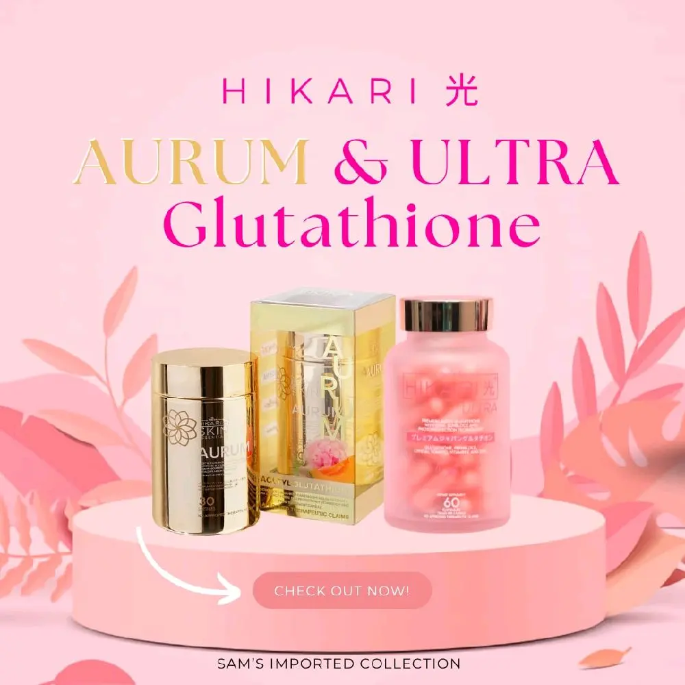 Hikari Aurum S-Acetyl Glutathione Capsule 30 Capsule per Bottle Whitening Glowing Skin with oral sunblock Vitamin C and Zinc Adult Supplement Beauty Healthcare premium Edible - TikTok Shop Philippines Hikari Aurum S-Acetyl Glutathione Capsule 30 Capsule per Bottle Whitening Glowing Skin with oral sunblock Vitamin C and Zinc Adult Supplement Beauty Healthcare premium Edible - TikTok Shop Philippines