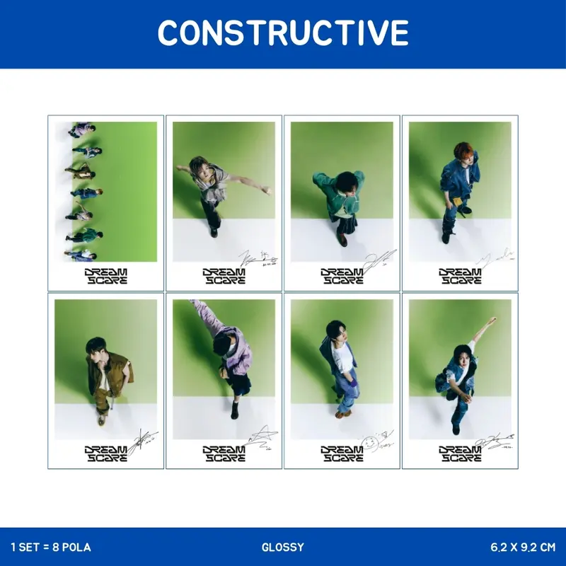 POLAROID NCT DREAM SCAPE (ISI 8 PCS + LAMINASI 2 SISI) TANDA TANGAN TTD KPOP PHOTOCARD CARDS IDOL KOREA PREMIUM MURAH UNOFFICIAL MARK RENJUN JENO HAECHAN JAEMIN CHENLE JISUNG READY STOCK ! 4
