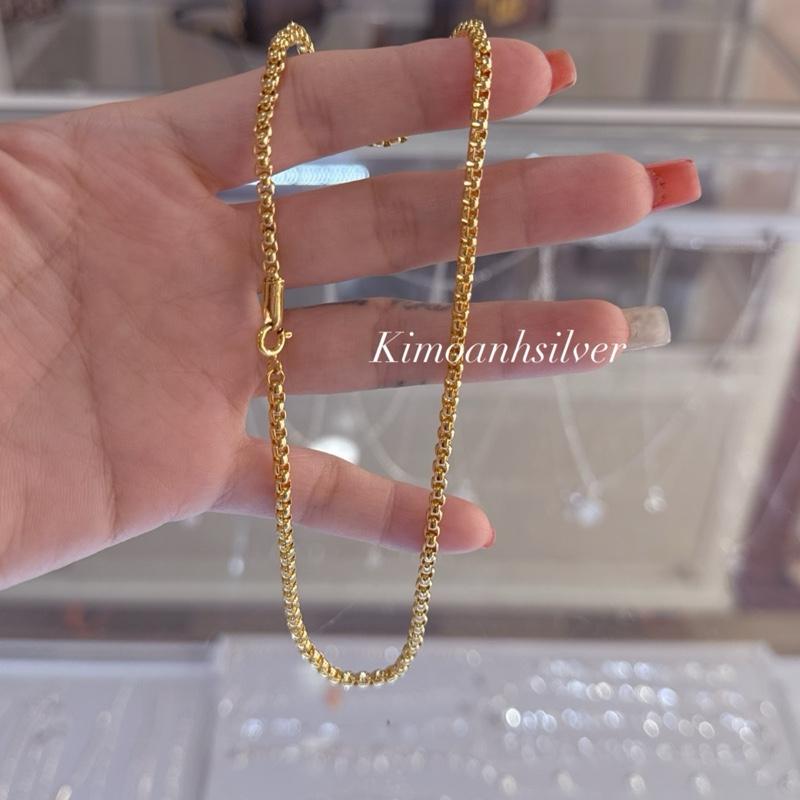 Dây chuyền chữ công tròn cho bé