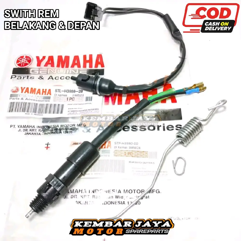 1 Set Switch Rem Depan + Belakang Vega R new Jupiter MX Jupiter z Vega ZR Yamaha 5TP Swit Kanan kiri set TERMURAH