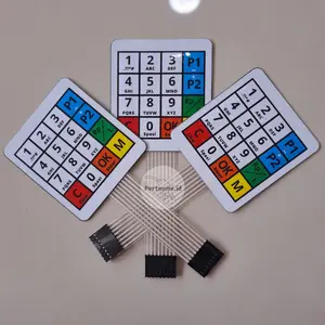 Paket Hemat 3 Pcs Keypad Pom Mini Digital Tombol Keypad Pertamini Model Laminasi Putih