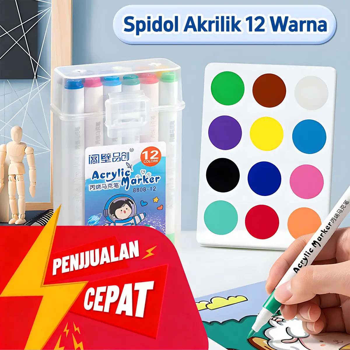 【Sale Kilat】12 WARNA