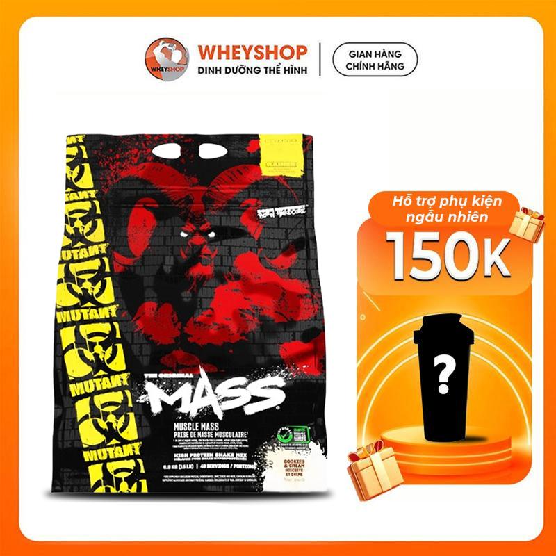 (TẶNG BÌNH) Thực phẩm bổ sung Mutant Mass 15Lbs (6.8kg) - WHEYSHOP VN ( sô cô la không gmo thực phẩm bổ sung thể hình )