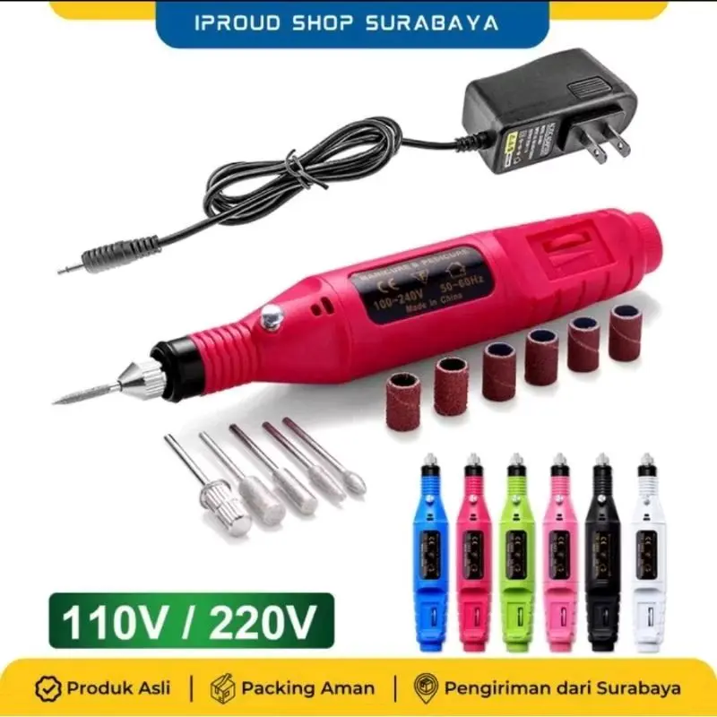Bor bur mini drill kikir dan poles gigi Elektrik