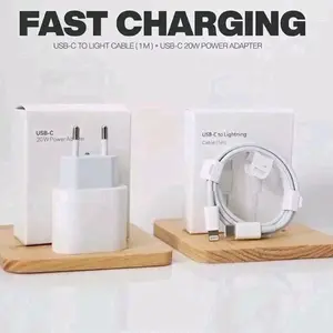 Charger HP Handphone 20W Fast Charging Type C ke Lightning untuk iP 7-14 Plus & Pro Max Kabel 1 Meter