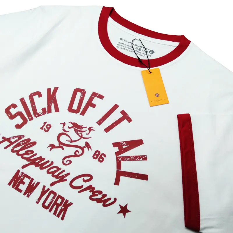 Kaos Musik Band Sick Of It All Ringer Tee 1