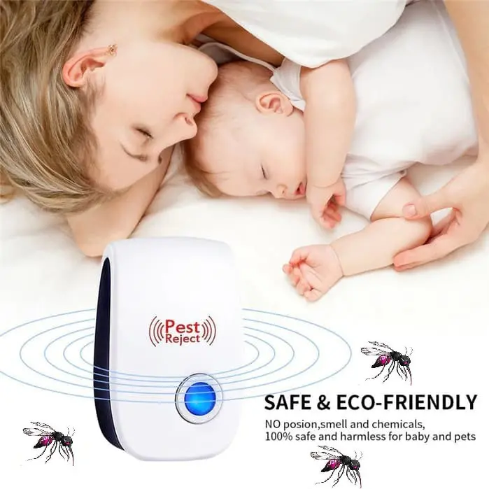 PEST Reject Ultrasonic ALAT PENGUSIR Serangga Tikus Nyamuk LALAT Listrik