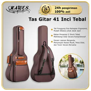41 Inch Tas Gitar Akustik Gitar Elektrik Cover Water proof Soft Case Gitar Dengan Tali