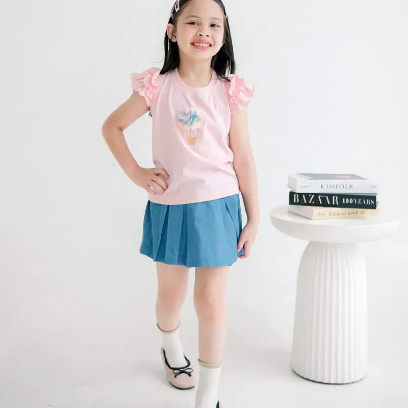 YUKI TOP || atasan kaos anak bahan catton combed 30's usia 1-6 tahun 6