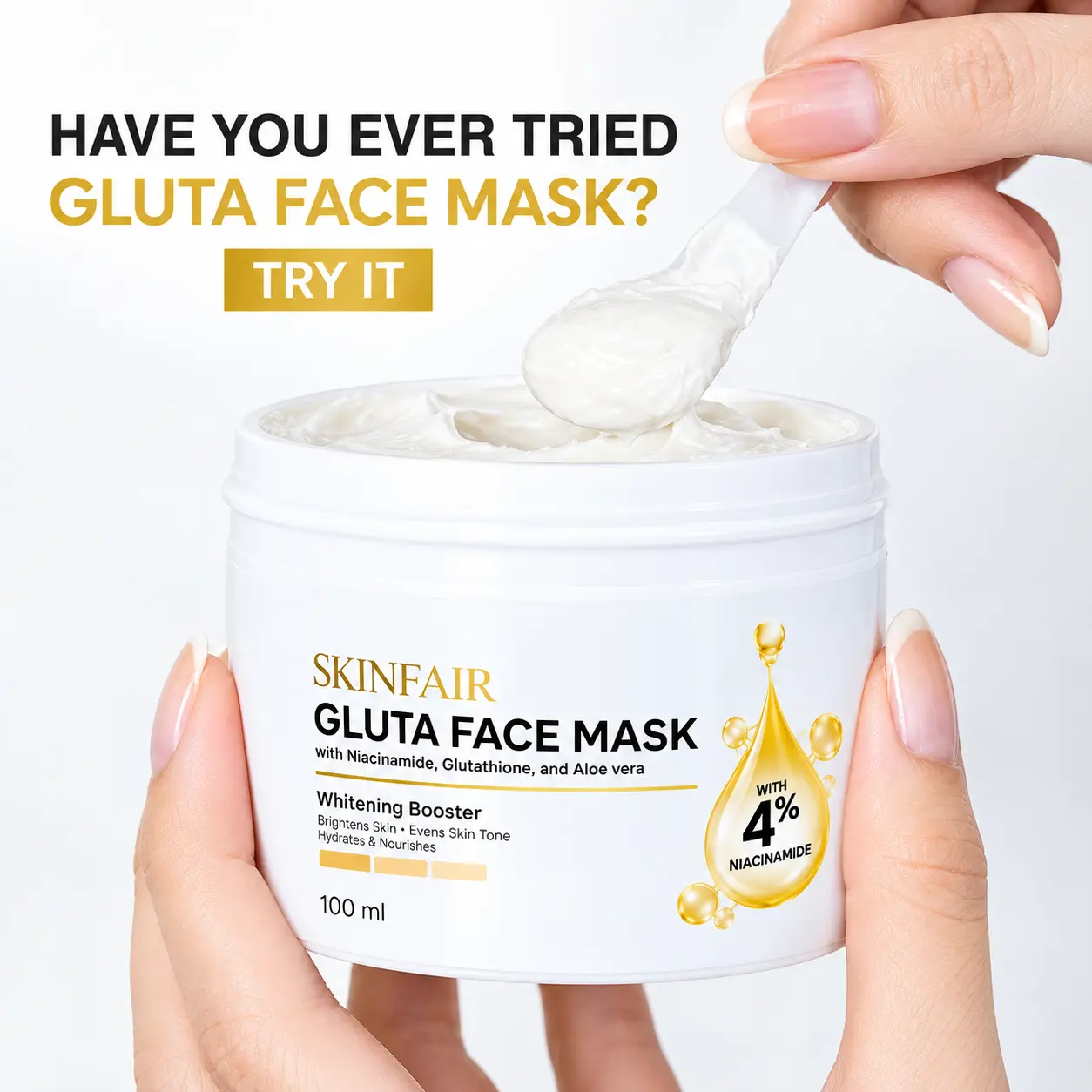 BEST SELLER Masker wajah Skinflair Gluta Face Mask 100gr - Masker Wajah ...