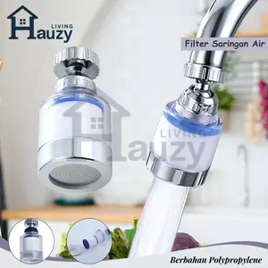 Hauzy - Filter Air Keran Faucet Penyaring Air Kran Anti Kotoran & Karat, Mudah Dipasang/Filter Air Keran Faucet Penyaring Air Kran Anti Kotoran & Karat, Mudah Dipasang
