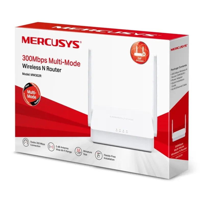 Mercusys MW302R Multi-Mode Wireless N Router 300Mbps Device 1
