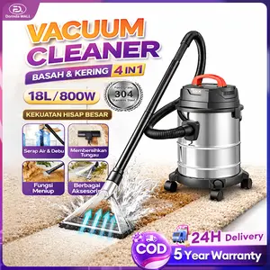 【COD】Tixx Vacuum Cleaner 18L 3in1 Vakum/Air Hisap/Blower Sedot Debu Basah Kering Vacum Blower Wet Dry Penyedot Debu Japanese Made vacuum cleaner portable vakum cleaner rumah pembersih vacuum cleaner wet and dry vacuum cleaner mobil vacum