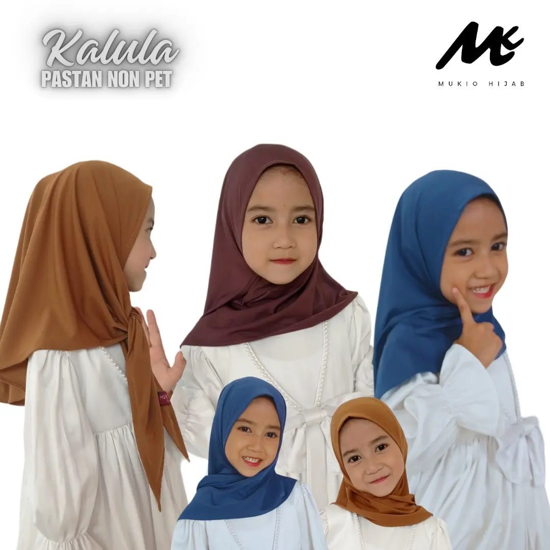 Pashmina Segitiga oval Anak Kerudung Anak Jilbab anak Bayi sampai 5 Tahun