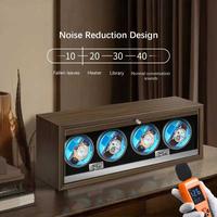 Gambar Rhodey Kotak Jam Tangan Putar Otomatis Watch Winder LED 4 Slot - SKW164-B dari Rhodey Official Store Kota Administrasi Jakarta Barat 5 Tokopedia