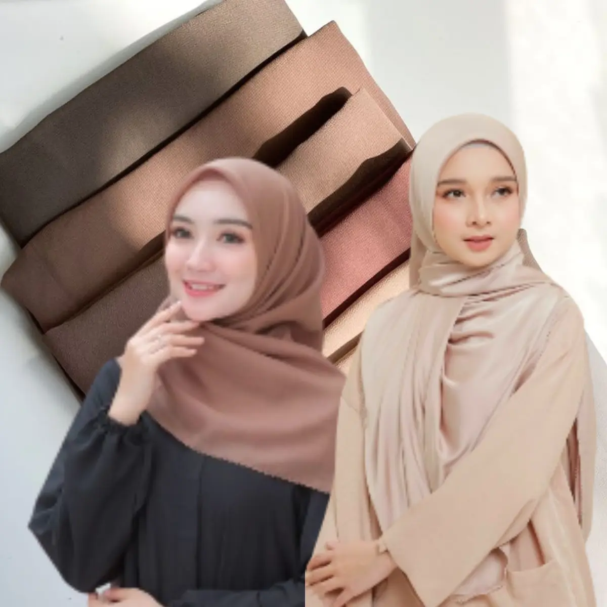 BELLASQUARE - HIJAB SEGIEMPAT - KERUDUNG BELLA SQUARE - HIJAB PERSEGI - 60 WARNA PILIHAN Muslim