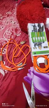 Product Review of Kabel data PS-07 3 IN 1 Fast Charging PD 120W cable charger TYPE C LIGHTNING MICRO multifungsi from H**i A**p 0