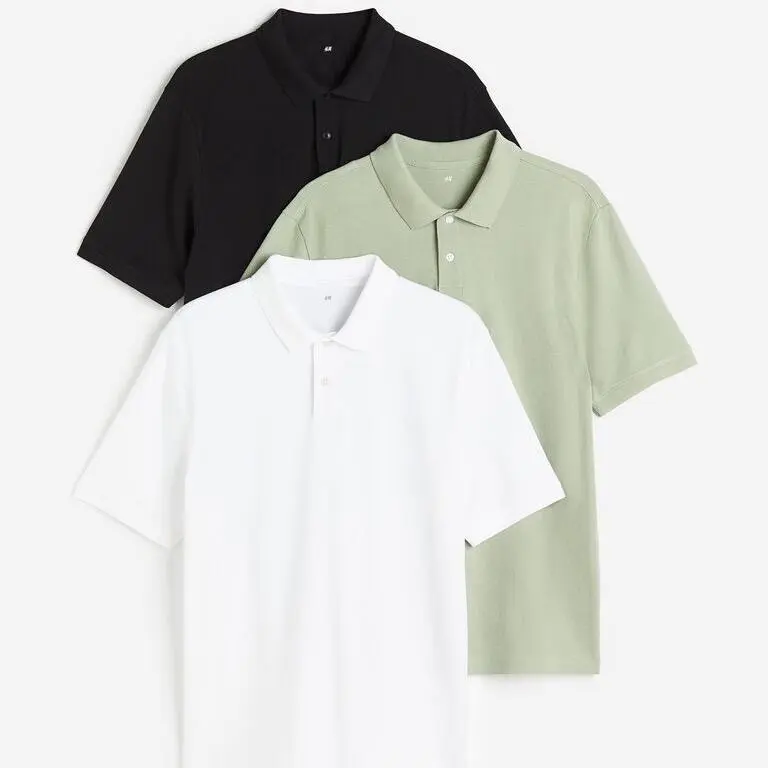 EDOEYY Kaos Polo Shirt Pria Baju Kerah Berkerah Lengan Pendek Cowok