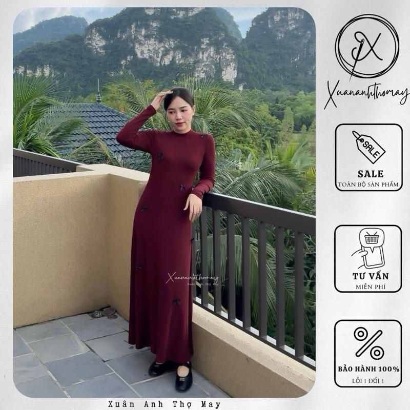  Váy thun zip dài tay - Xuananhthomay 