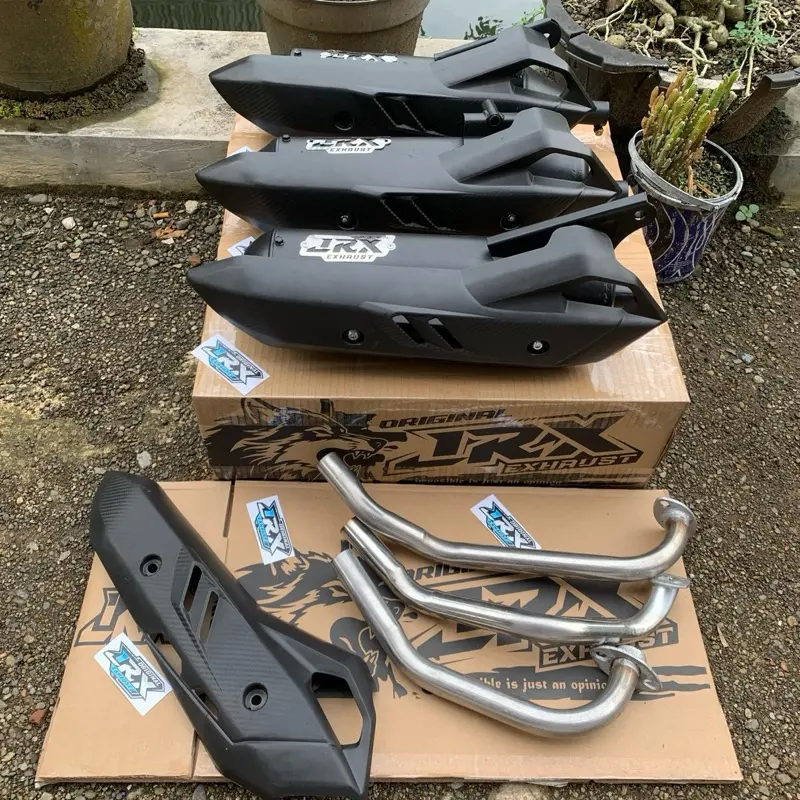 KNALPOT Standar Racing ORIGINAL Moncong Shijiro Fullsystem Beat Vario Nmax Mio Aerox Scoopy dll 2