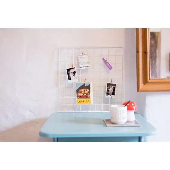 COD Rak Besi grid wire mesh 35x35 cm Kandang Kucing Anjing Kelinci Grid Wall Notice Board Memo 2