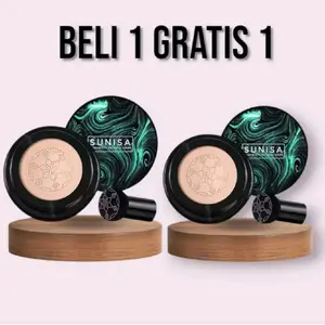 BELI 1 GRATIS 1 CUSHION SUNISA CC AIR CUSHION ORIGINAL Concealer Foundation Waterproof Wajah
