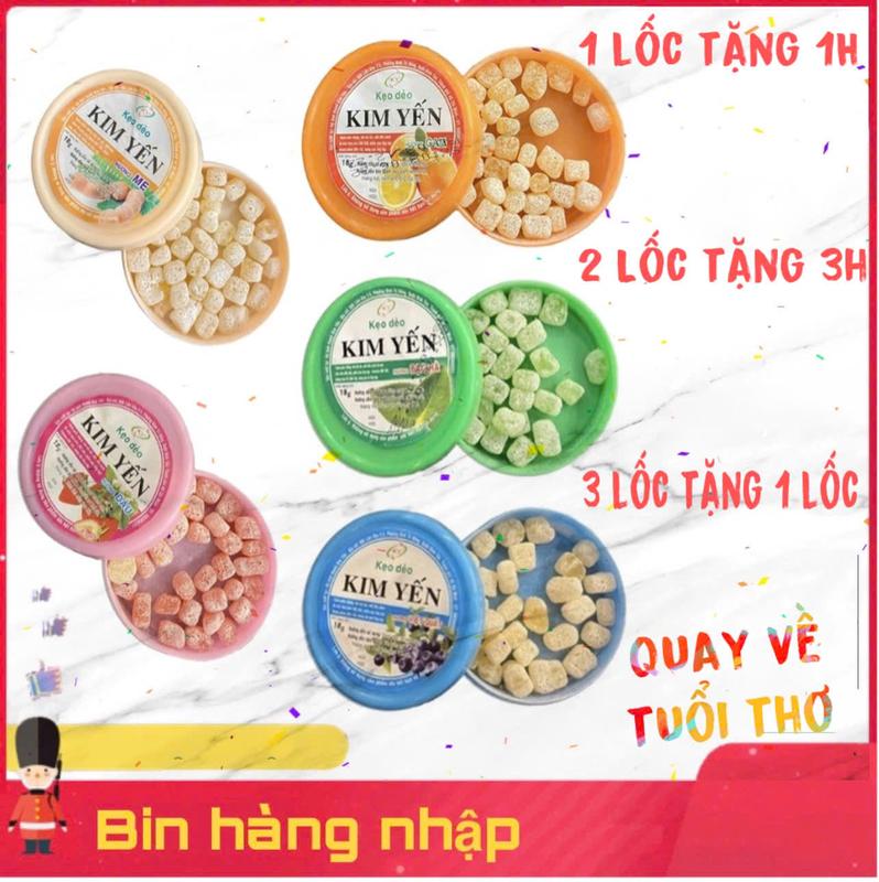  Kẹo dẻo tuổi thơ Kim Yến  Lốc 6h tặng 1h  ăn vặt tuổi thơ ngon 