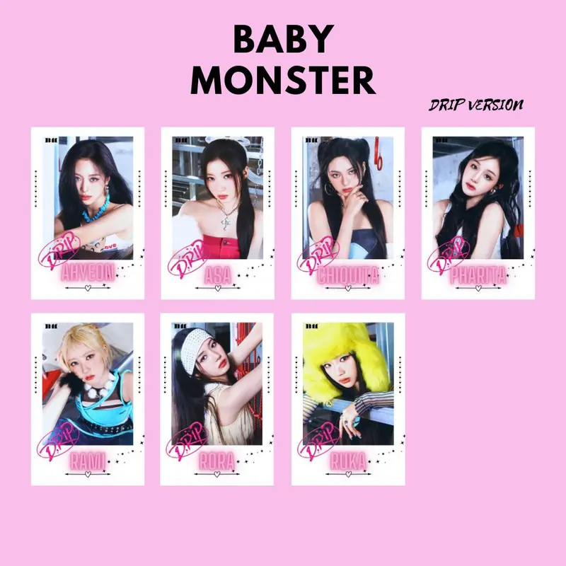 POLAROID BABY MONSTER FOREVER 1SISI (HARGA 7 PCS + LAMINASI 2 SISI) ALL BITNA BABYMONSTER PHOTOCARD JPOP KPOP CARDS IDOL BIAS JAPAN KOREA JEPANG UNOFFICIAL MONSTIEZ HARAM CHIQUITA PHARITA RORA AHYEON ASA RUKA READY STOCK ! 0