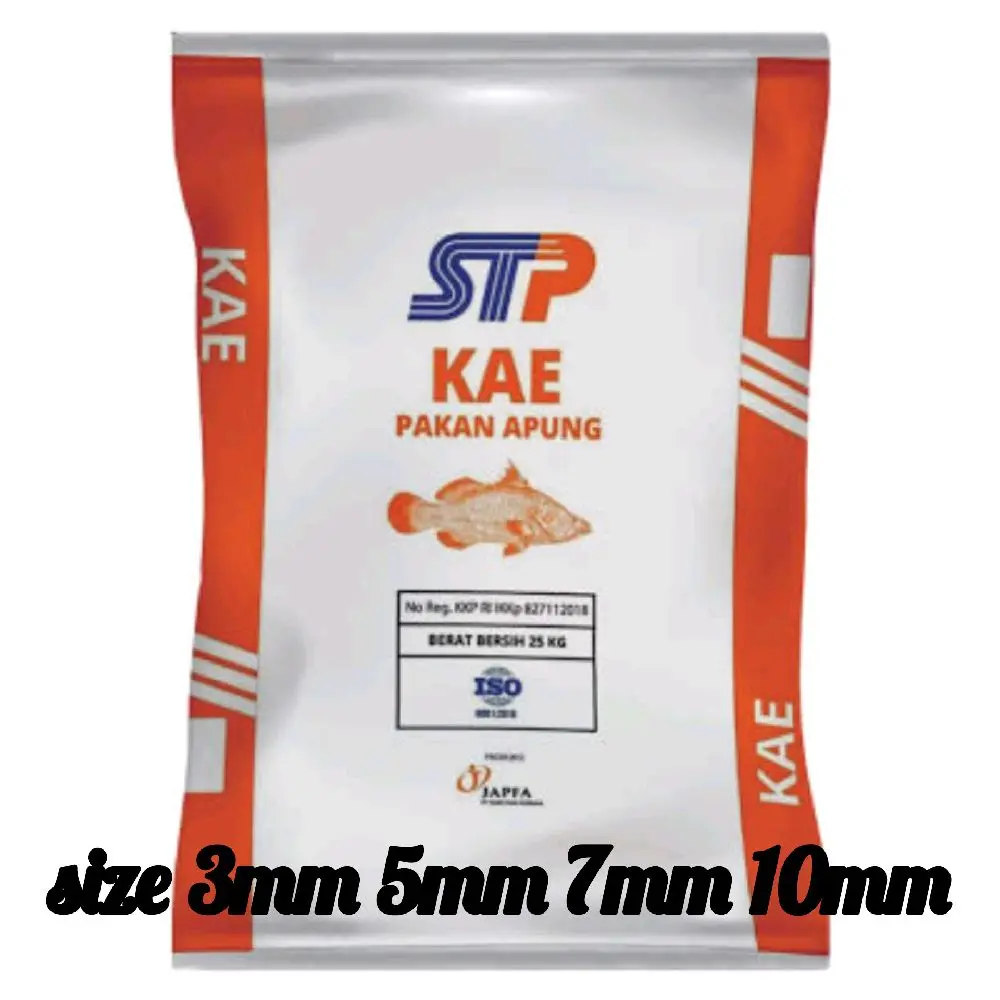 STP KAE 20kg / SAK / 3mm 5mm 7mm 10mm / kae pakan koi protein tinggi