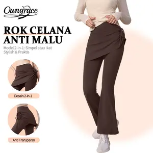 Owngrace Celana rok Yoga 2-in-1 celana running sports ,celana fitnes Anti eksposure