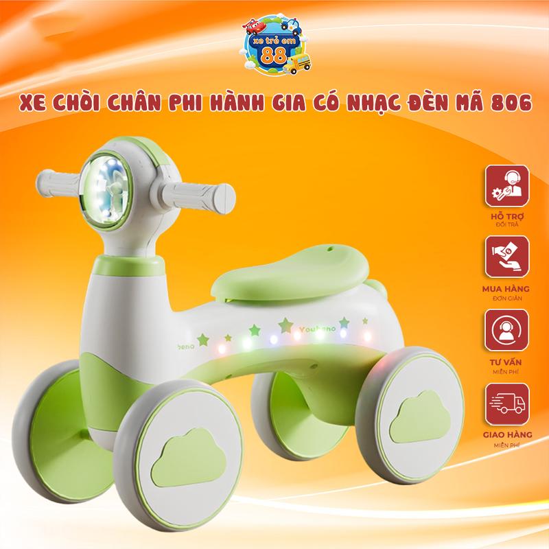  Xe chòi chân phi hành gia có nhạc đèn cho bé mã 806 Đồ Chơi Toys 