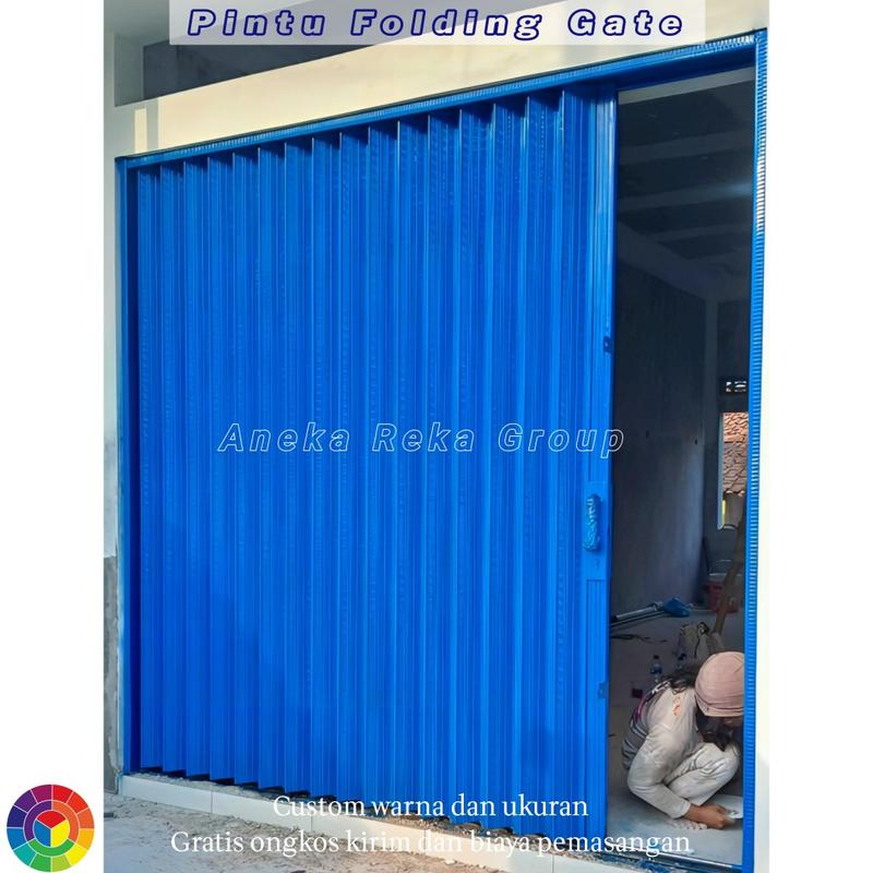 Product Introduction of Folding gate rolling door pintu pengaman ruko/kios garasi pintu harmonika custom sesuai ukuran sliding Besi pintu garasi mobil pintu gerbang 36