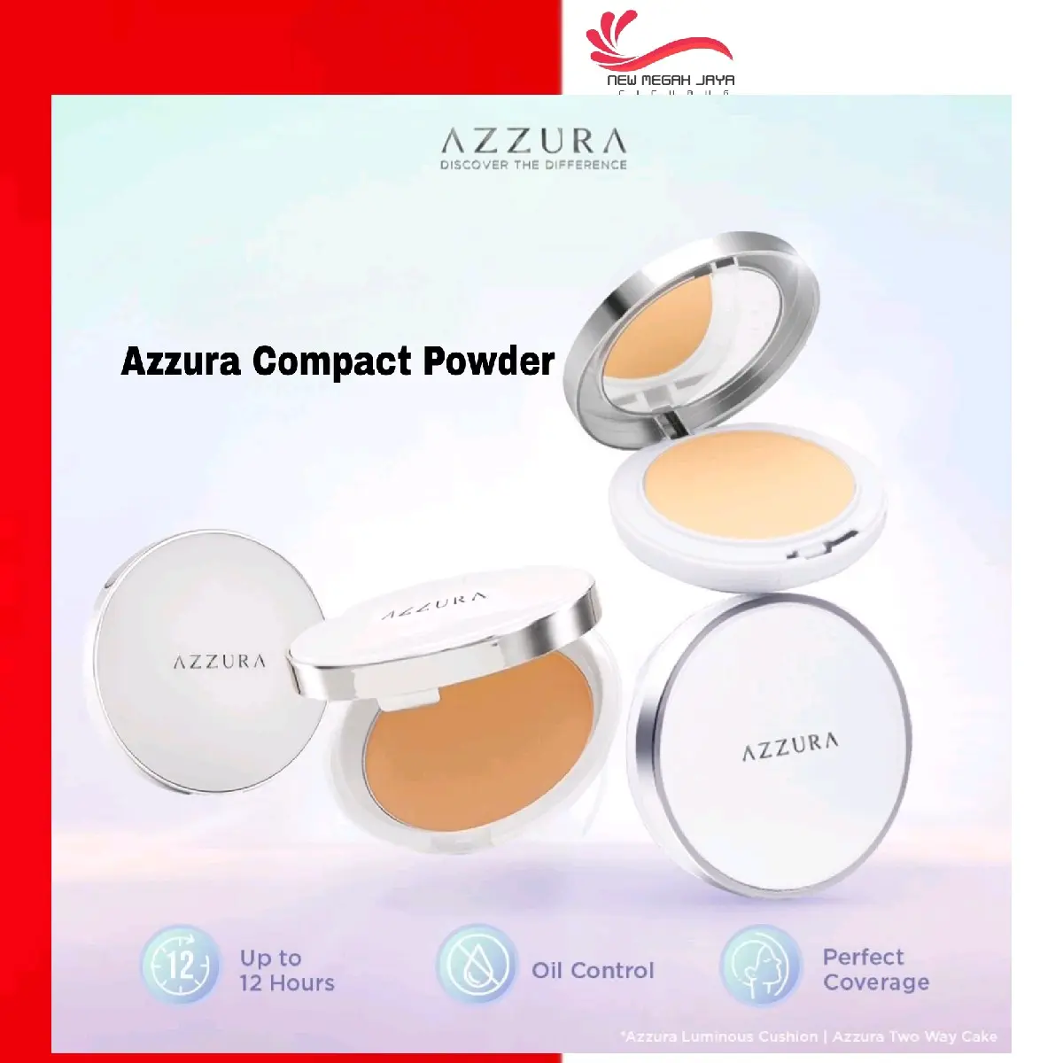 Azzura Fresh Look Compact Powder - Bedak Padat SPF 21 PA+++