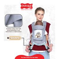 Gambar DIALOGUE BABY Gendongan Hipseat + SSC M Shape 9IN1 Squirrel Series DGG4339 - Abu dari Dialogue Group Store Kota Bandung 2 Tokopedia