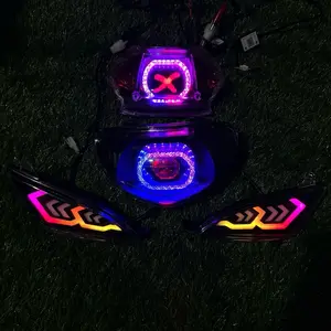 Lampu Sen Depan Custom Mio Sporty untuk Motor DC - Pemasangan Mudah Set Kanan Kiri - Motorcycle