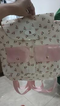Product Review of BuzzBag - Tas bahu ins kanvas bunga lucu tas sekolah wanita berkapasitas besar korea import fashion kuliah tas ransel laptop backpack tas sekolah wanita backpack lucu korea tas korean style tas sekolah muat banyak tas ransel wanita lucu from y**8 0
