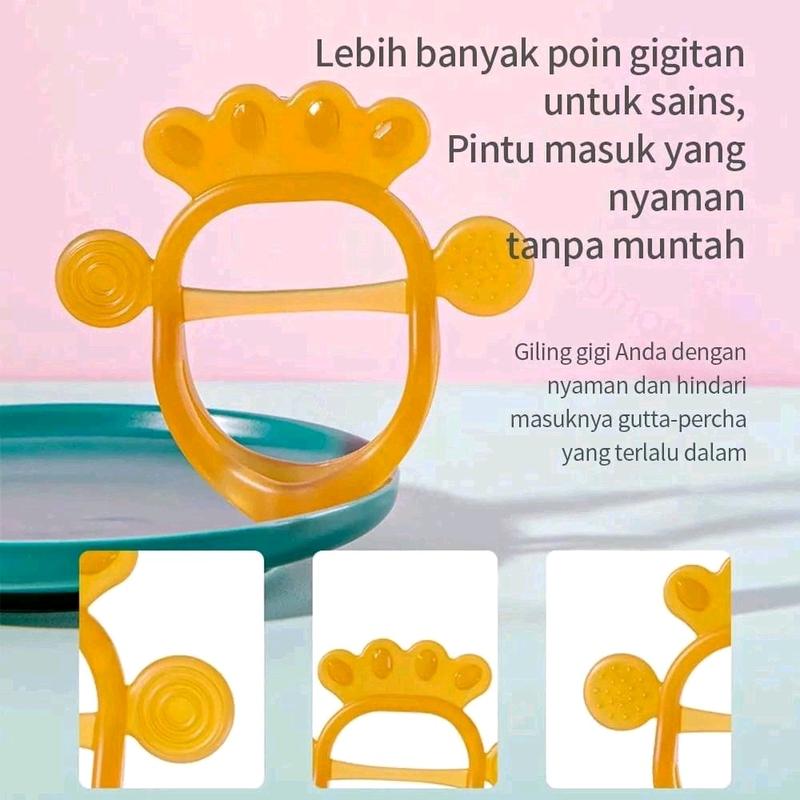 Paket Hemat 3in1 Teether + Box Teether Gigitan Bayi Bahan Silikon Teether Model Gelang Buah Mainan Bayi BPA Free 8