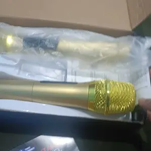 MICRONIX Wireless Microphone Profesional DM-882 Gold Edition untuk Kebutuhan Meeting Karaoke & Event
