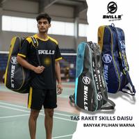 Gambar Skills Barqun Tas Badminton & Tenis Daisu Unisex Anti Air 3 Resleting - Biru dari SKILLS Barqun Indonesia Kab. Tangerang 3 Tokopedia