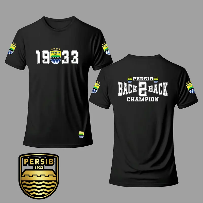 Koas Persib Bandung Back 2 Back Champions 2025 T-shirt Distro Persib 24s 1