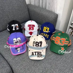 Topi Baseball Motif Jersey Bola Basket Ball Untuk Anak Laki-Laki Dan Perempuan